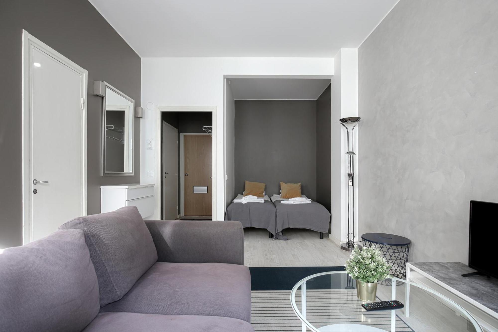 Kotimaailma Apartments Kamppi - Studio For 2 Helsingfors Exteriör bild