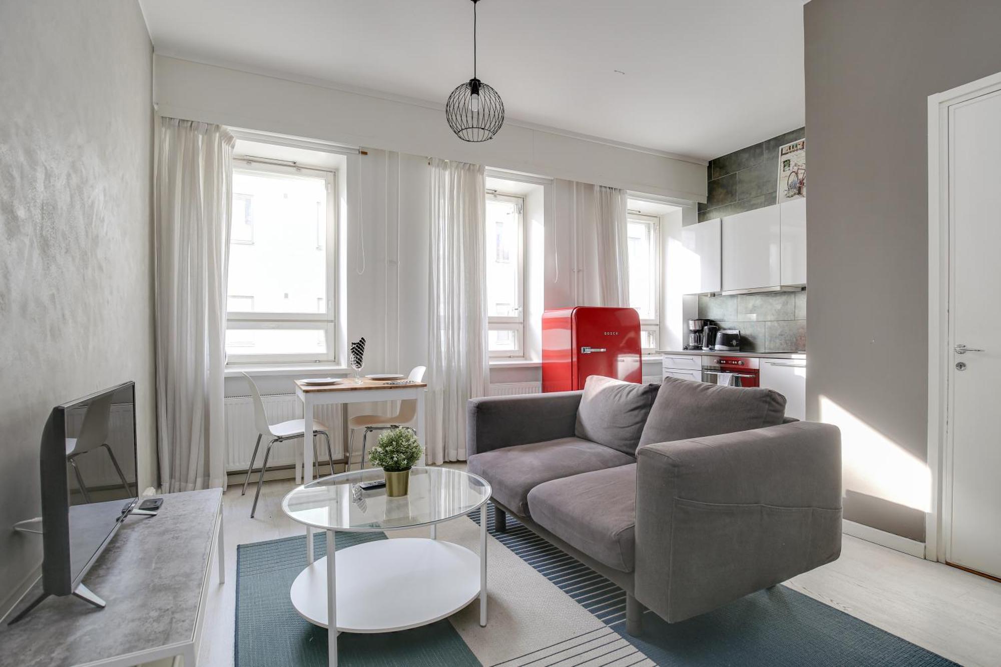 Kotimaailma Apartments Kamppi - Studio For 2 Helsingfors Exteriör bild